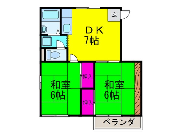 メゾン東陽の物件間取画像